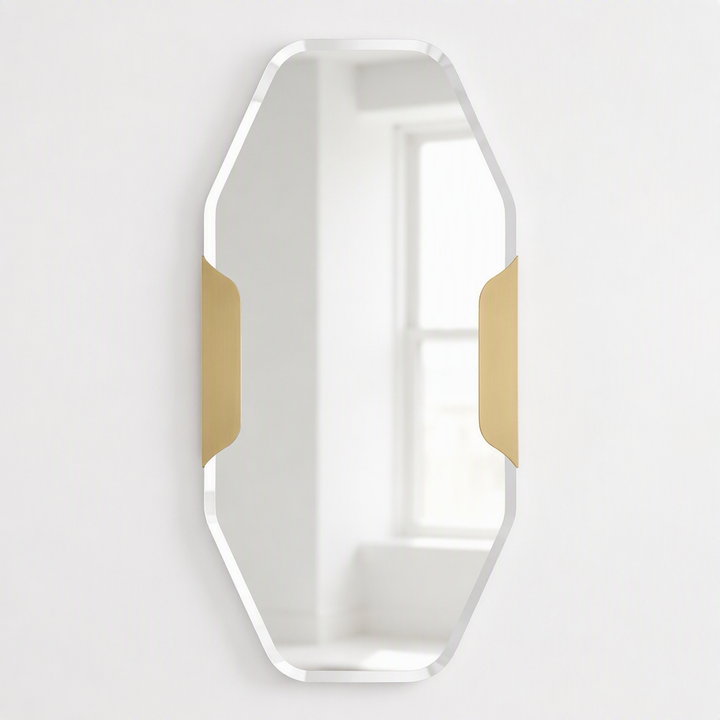 MAKARI ANTIQUE BRASS VANITY MIRROR
