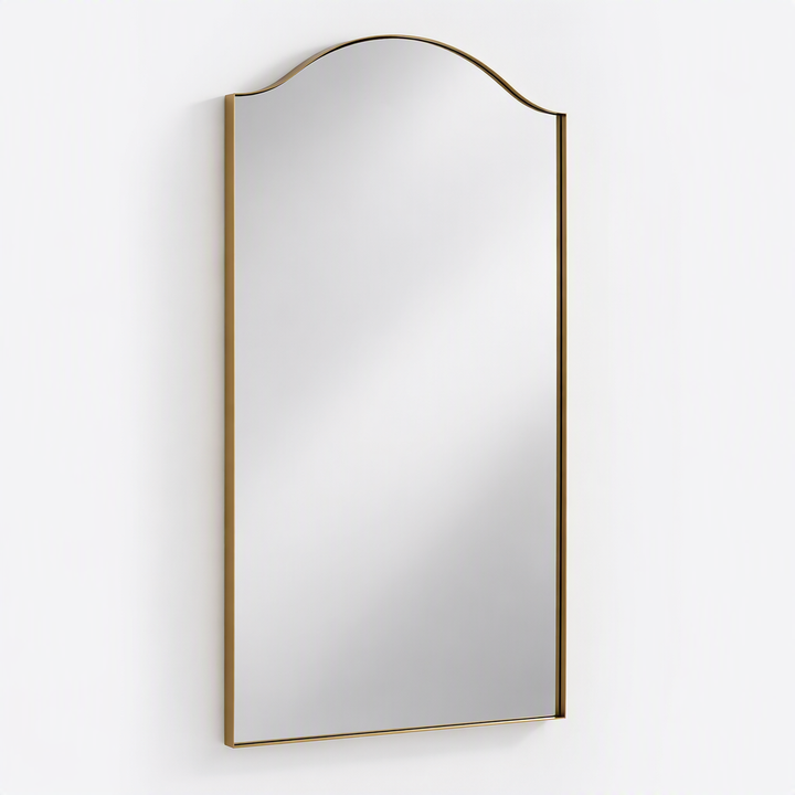 MALLORCA OVERSIZED ARCH MIRROR: BRASS