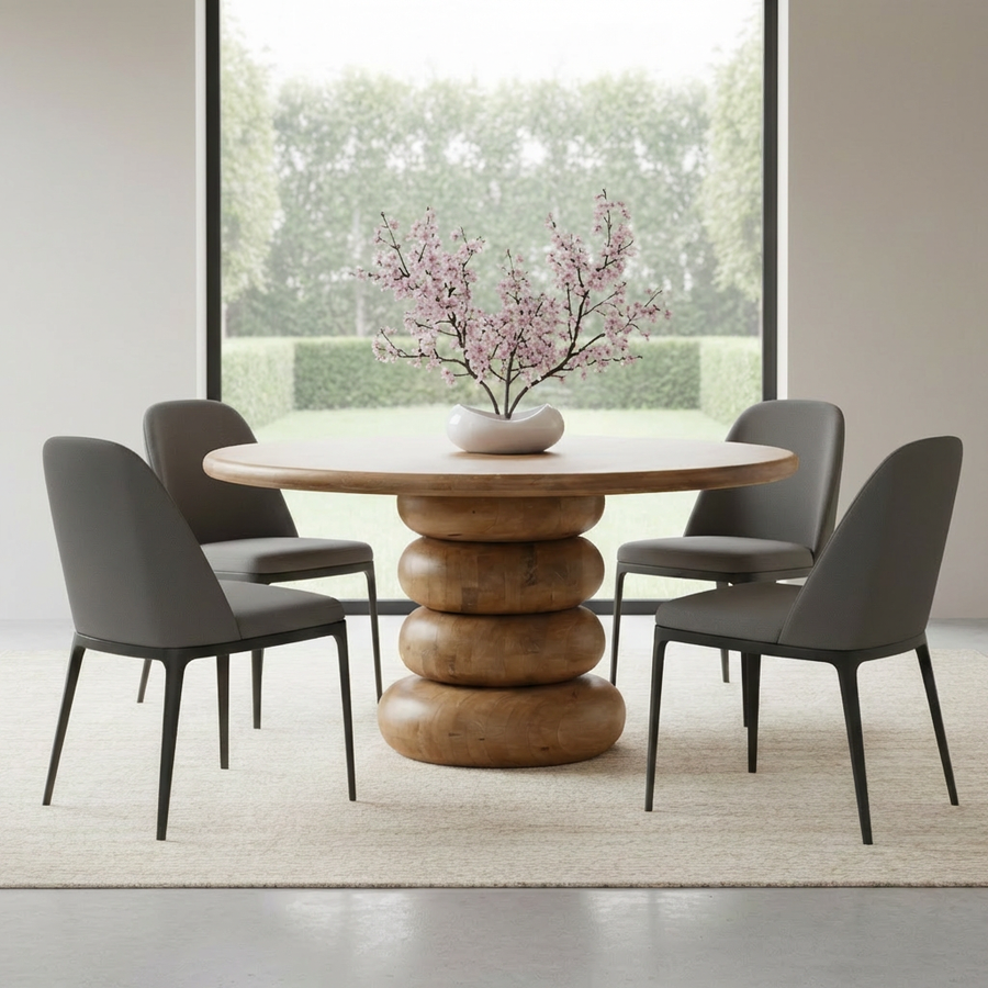 MALTA 54"RD PEDESTAL DINING TABLE