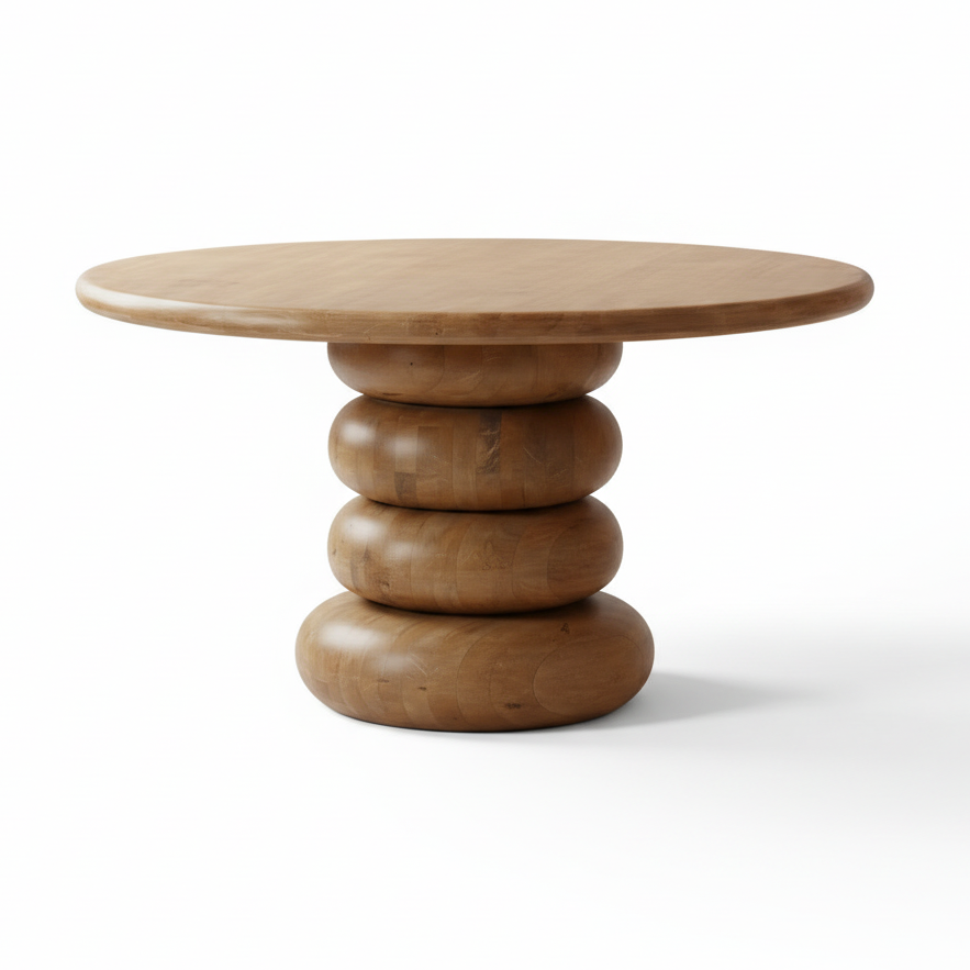 MALTA 54"RD PEDESTAL DINING TABLE