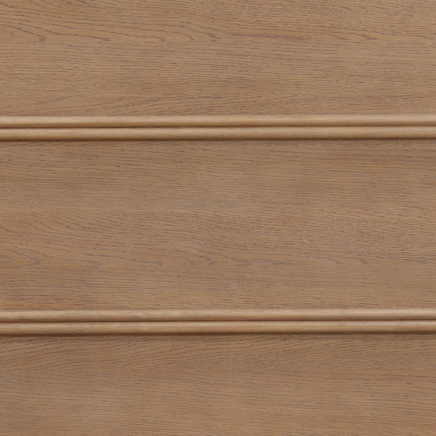 MARCIE NATURAL OAK BEADED POSTER BED