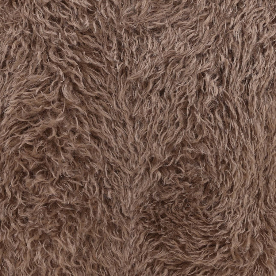 MARI FAUX SHEARLING SWIVEL CHAIR