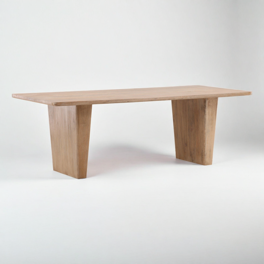 MARI LIGHT MANGO WOOD DINING TABLE