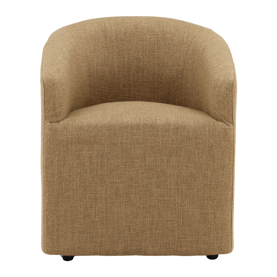 MAVIS DINING CHAIR WITH CASTERS