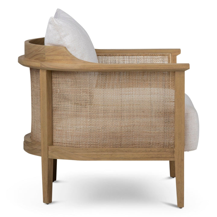 MAZEL CANE PANELED ACCENT CHAIR