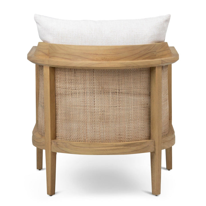 MAZEL CANE PANELED ACCENT CHAIR