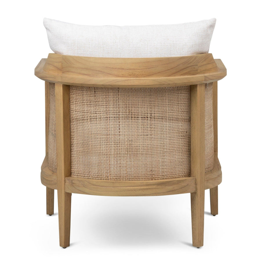 MAZEL CANE PANELED ACCENT CHAIR