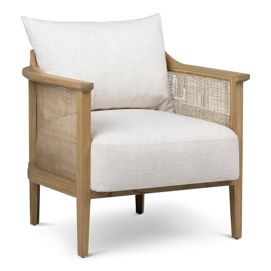 MAZEL CANE PANELED ACCENT CHAIR