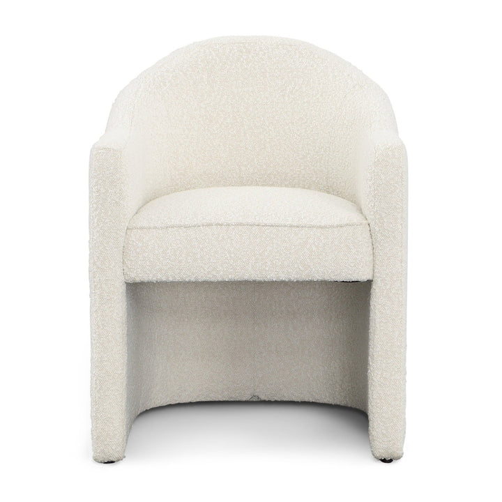 MELBA DINING CHAIR: CREAM BOUCLE