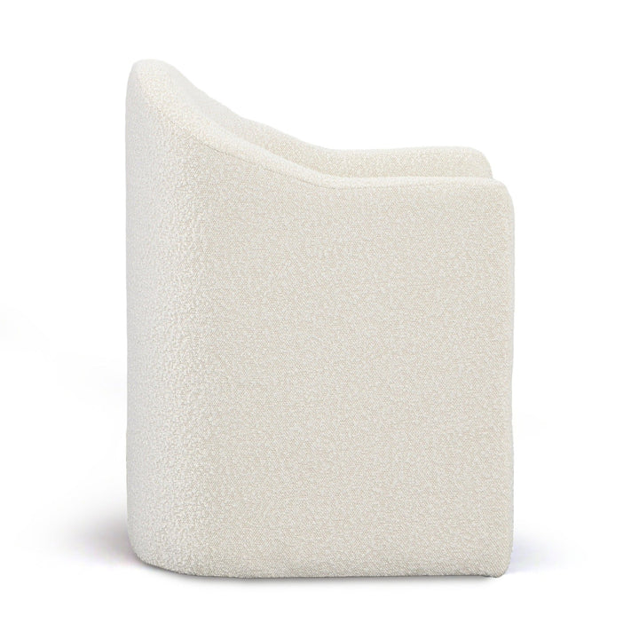 MELBA DINING CHAIR: CREAM BOUCLE