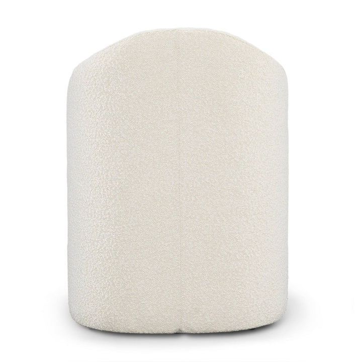 MELBA DINING CHAIR: CREAM BOUCLE