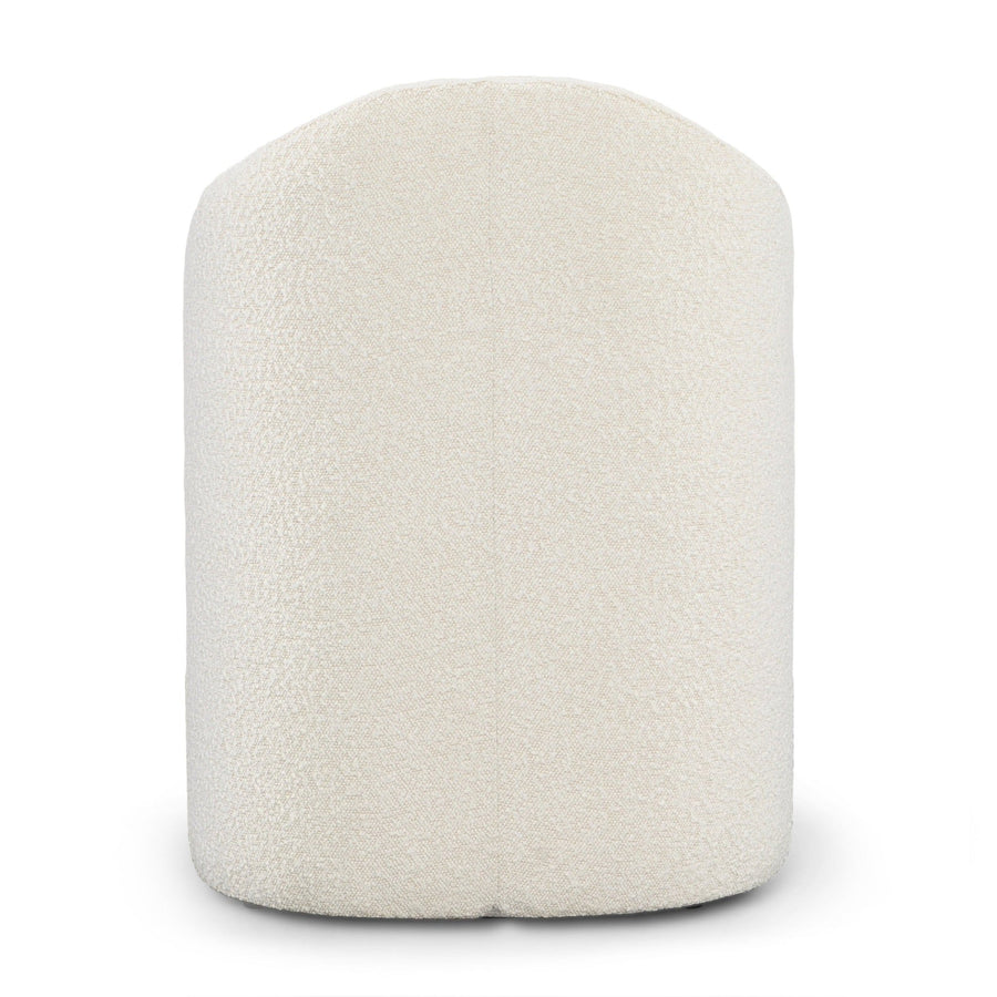 MELBA DINING CHAIR: CREAM BOUCLE