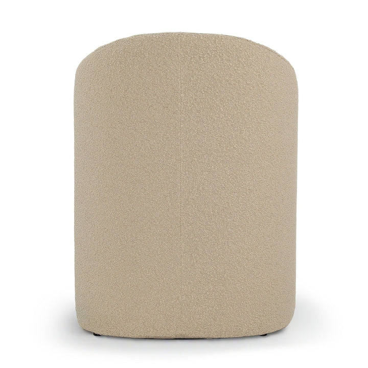 MELBA DINING CHAIR: SAND BOUCLE