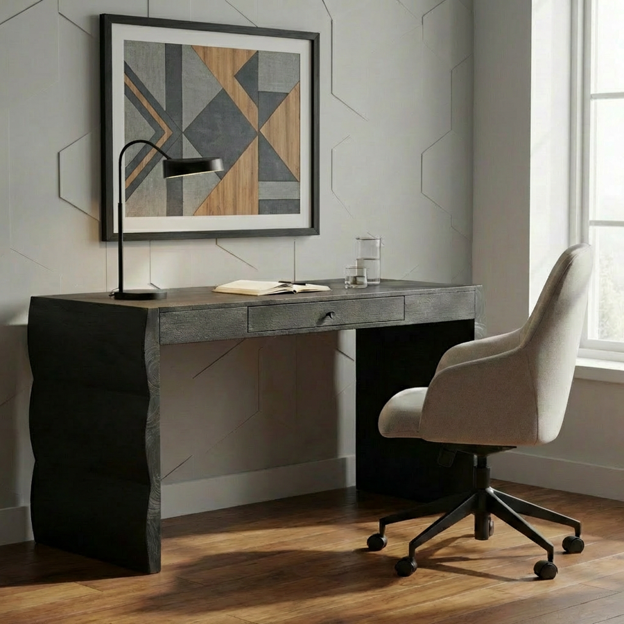 MIKADO BLACK ACACIA WRITING DESK