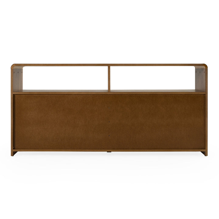 MILO BURLAP & WALNUT DRESSER