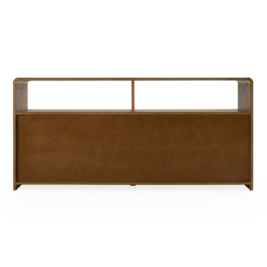 MILO BURLAP & WALNUT DRESSER
