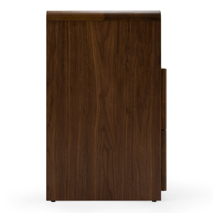 MILO BURLAP & WALNUT DRESSER