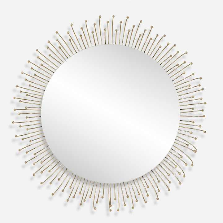 AGA GOLD BURST ROUND MIRROR