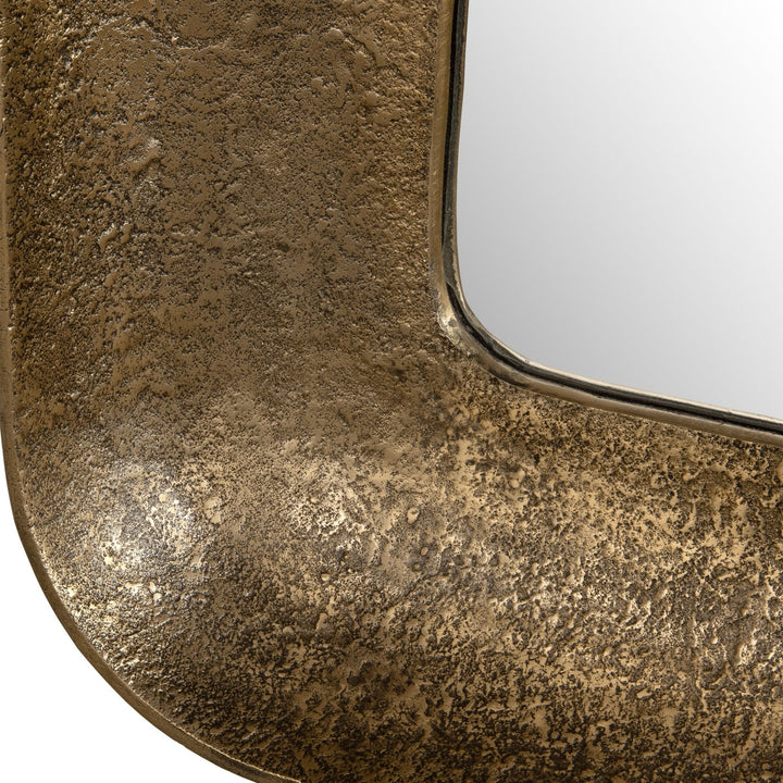 ALVARO ANTIQUE BRASS MIRROR