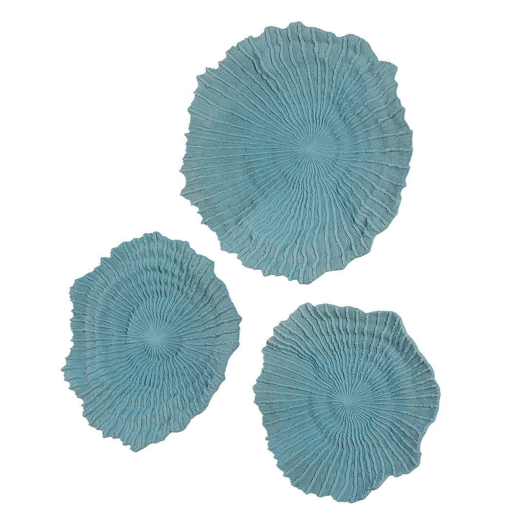 OCEAN GEMS BLUE WALL DECOR | SET OF 3