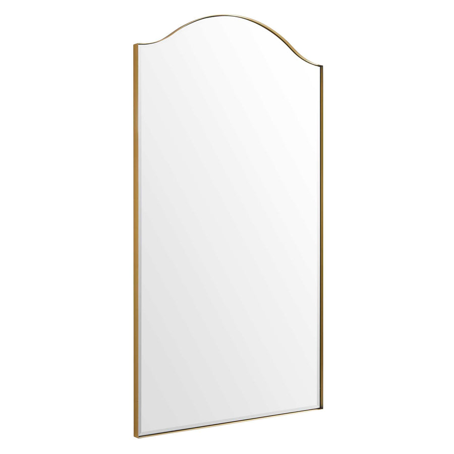 MALLORCA OVERSIZED ARCH MIRROR: BRASS