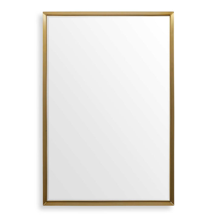 HEISLER BRASS PLATED VANITY MIRROR