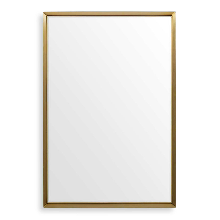 HEISLER BRASS PLATED VANITY MIRROR