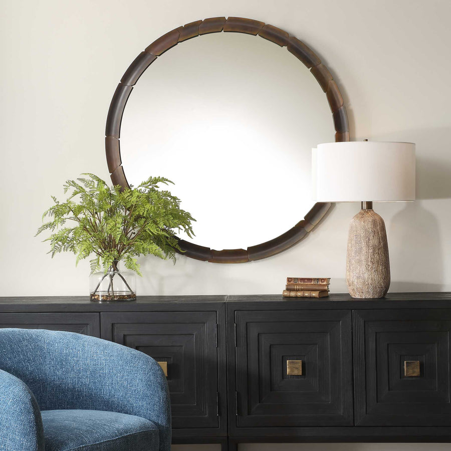 AUGER ROUND MIRROR