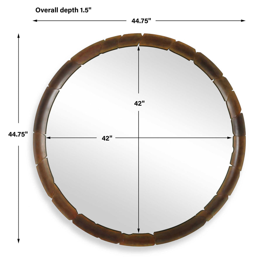AUGER ROUND MIRROR