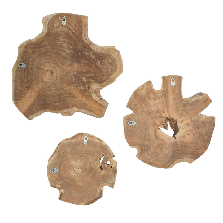 KALANI BLEACHED WOOD WALL DECOR SET