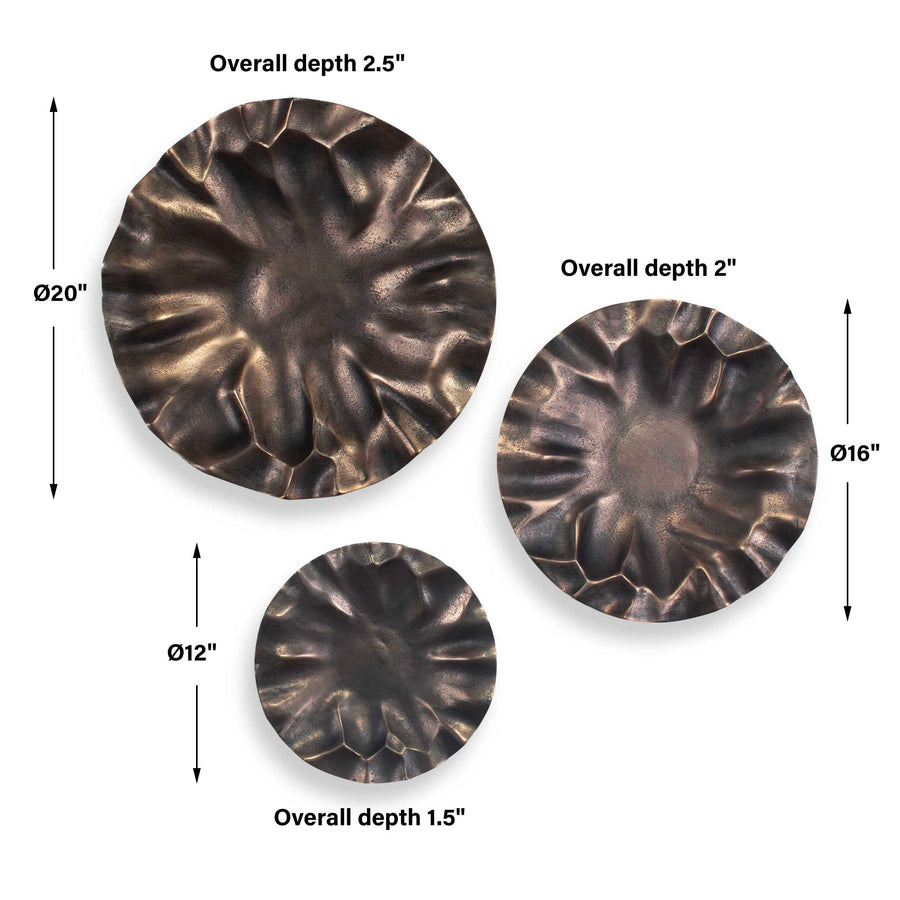 PEONIA OUTDOOR WALL DECOR SET