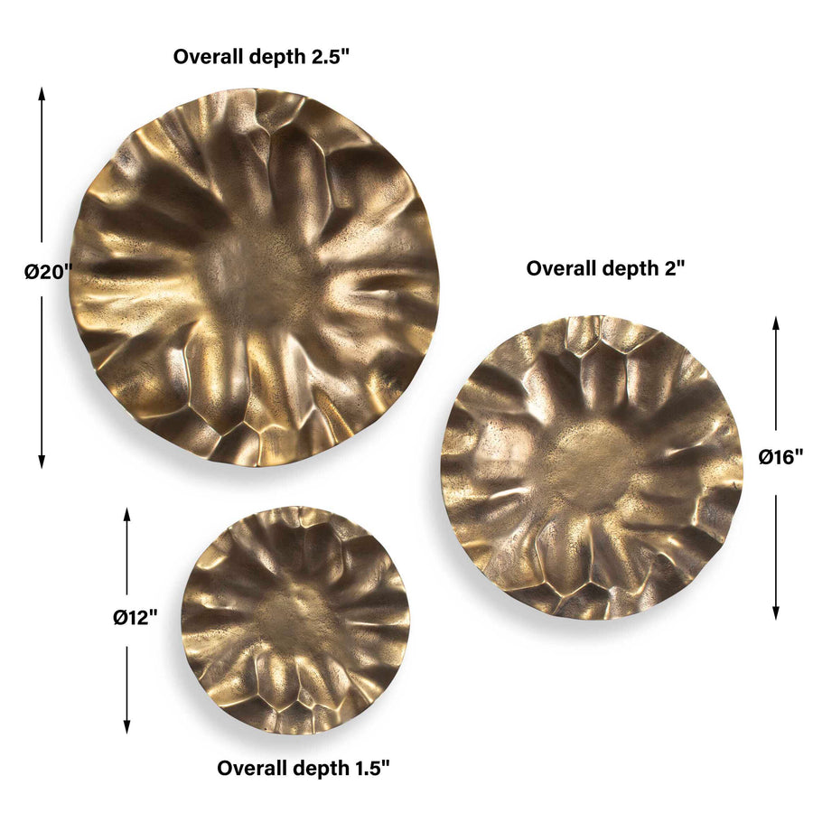PEONIA OUTDOOR WALL DECOR SET