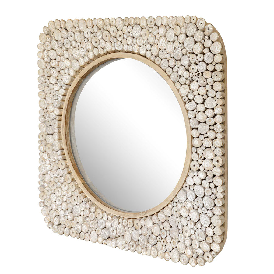 MERAK TEAK MOSAIC MIRROR