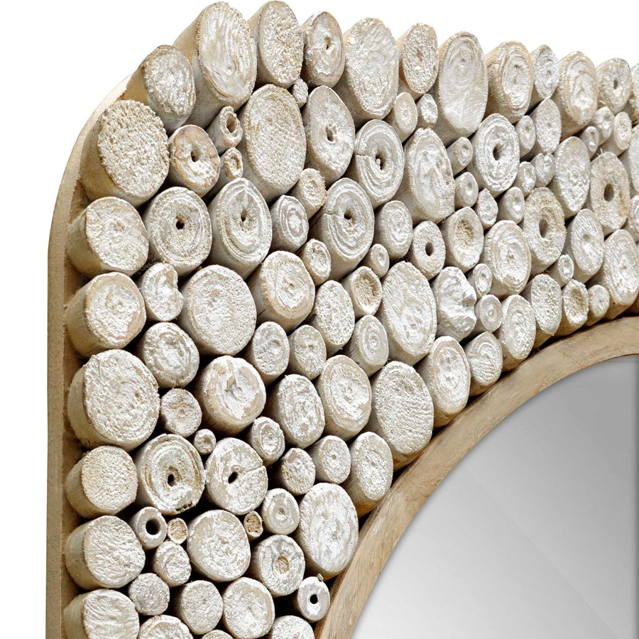 MERAK TEAK MOSAIC MIRROR