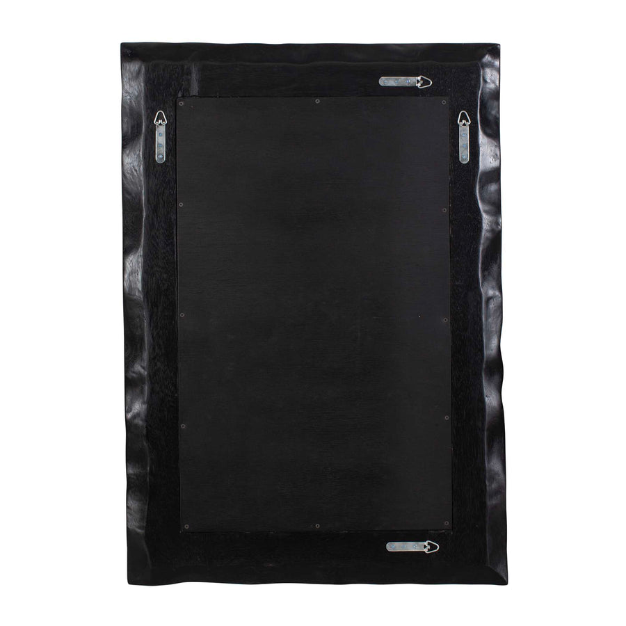 MALOSI BLACK SUAR WOOD CARVED MIRROR