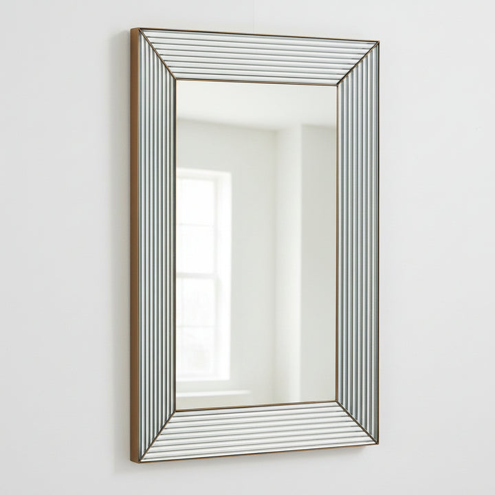 ILLUMINATE ANTIQUE BRASS MIRROR