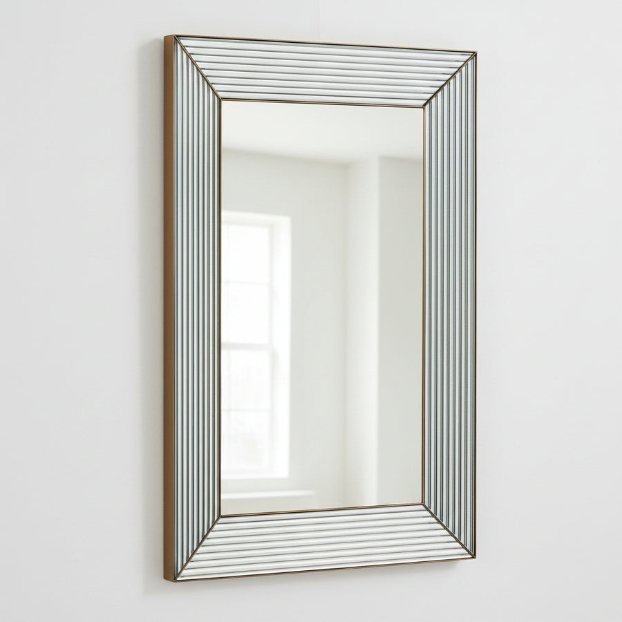 ILLUMINATE ANTIQUE BRASS MIRROR