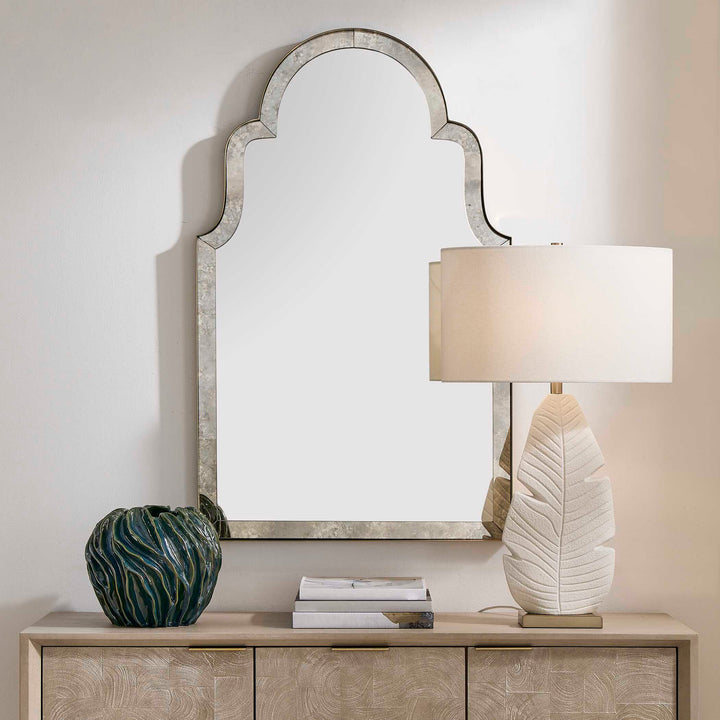 BRAYDEN ANTIQUE ARCH VANITY MIRROR
