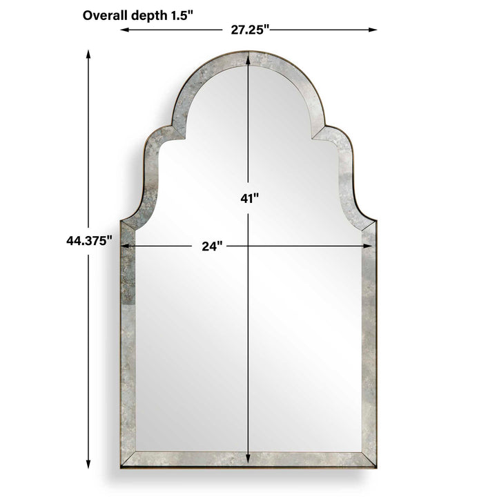 BRAYDEN ANTIQUE ARCH VANITY MIRROR