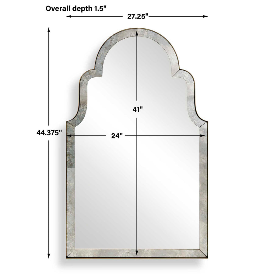 BRAYDEN ANTIQUE ARCH VANITY MIRROR