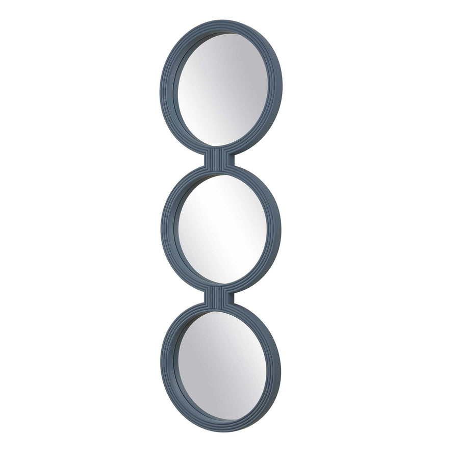 BLUE CIRCLES DECORATIVE MIRROR