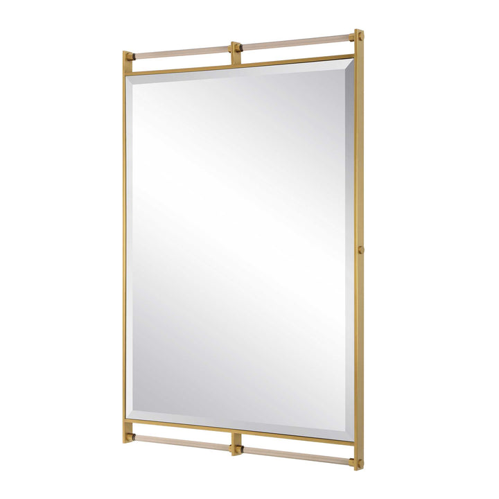 RIPOLL ANTIQUE BRASS + ACRYLIC MIRROR