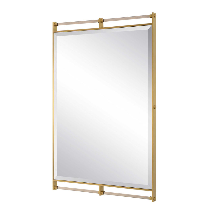 RIPOLL ANTIQUE BRASS + ACRYLIC MIRROR