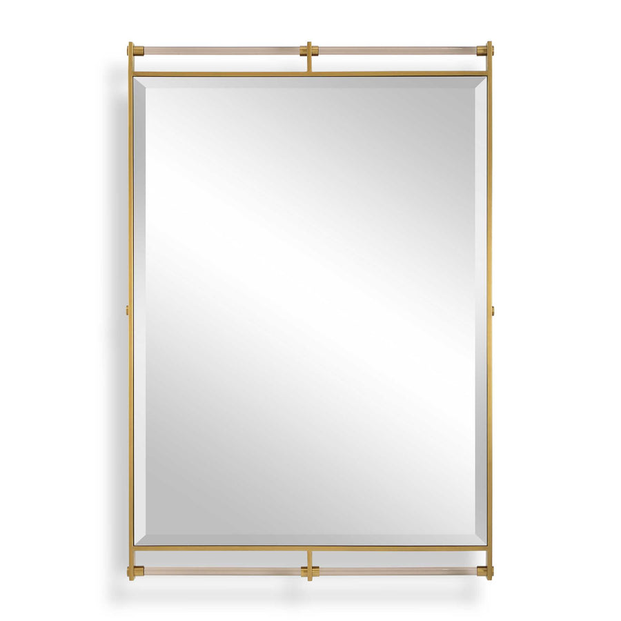 RIPOLL ANTIQUE BRASS + ACRYLIC MIRROR
