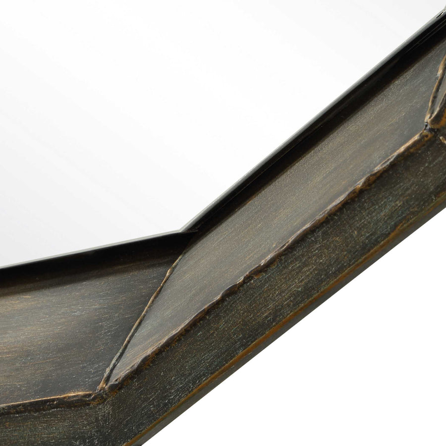 NEVE BRONZE ROUND MIRROR