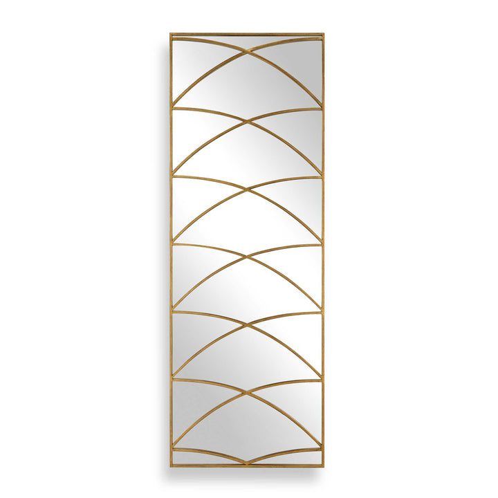 CROSSED UP GOLD FULL LENGTH MIRROR