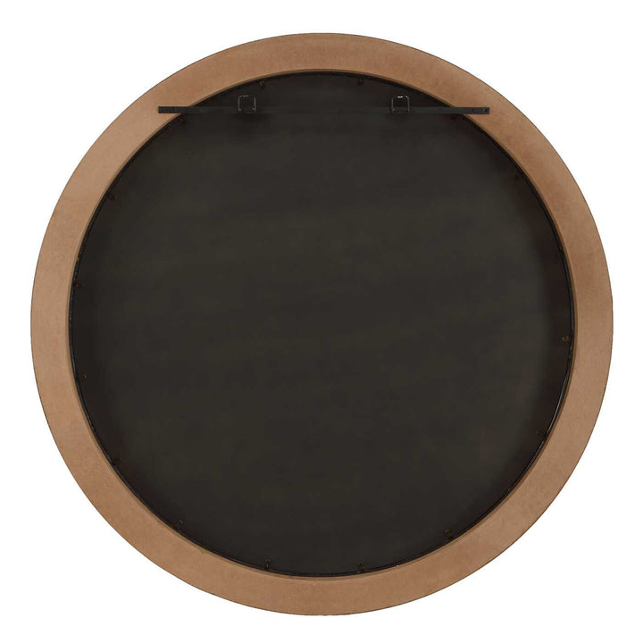 CLEVELAND ROUND BURL WOOD MIRROR