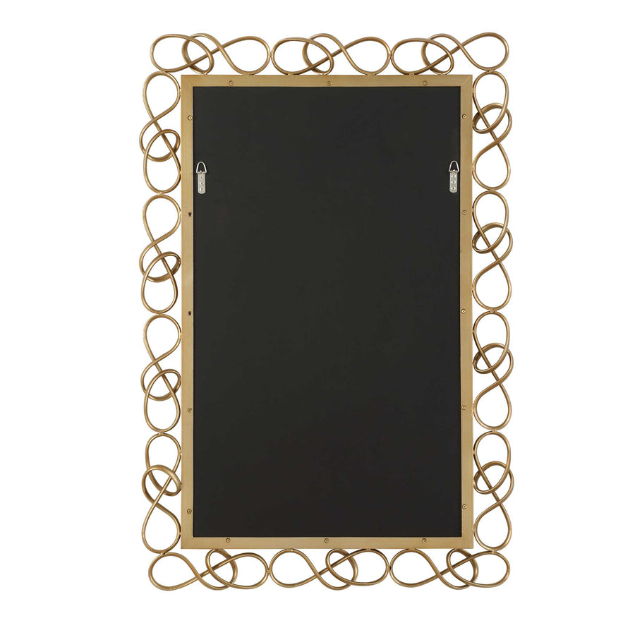 TWIST IT ANTIQUE BRASS MIRROR
