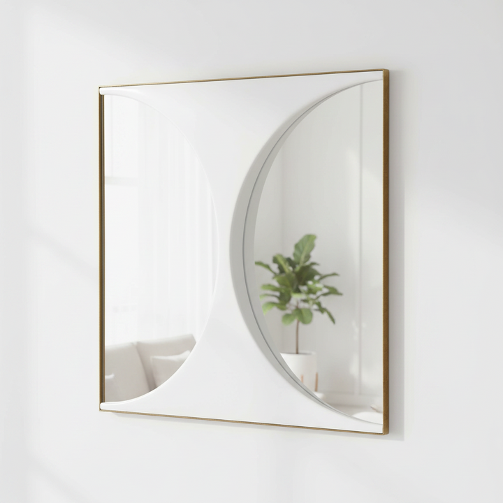 NEW MOON MIRRORED WALL TILE