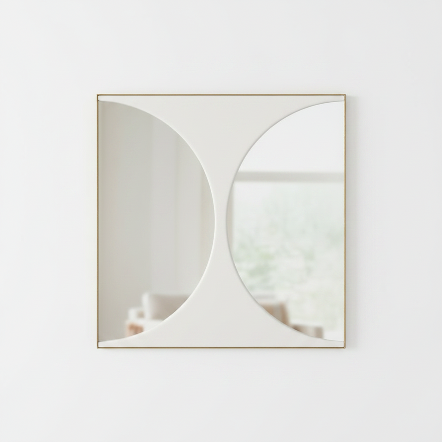 NEW MOON MIRRORED WALL TILE